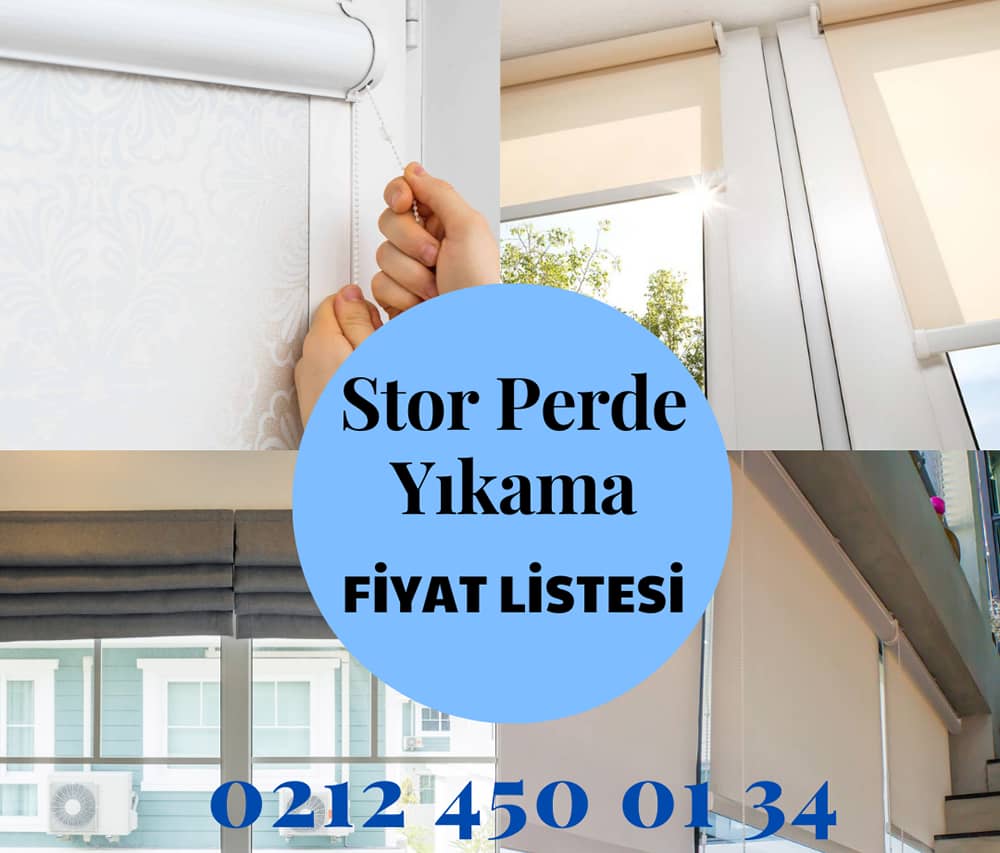 stor perde yıkama fiyat listesi