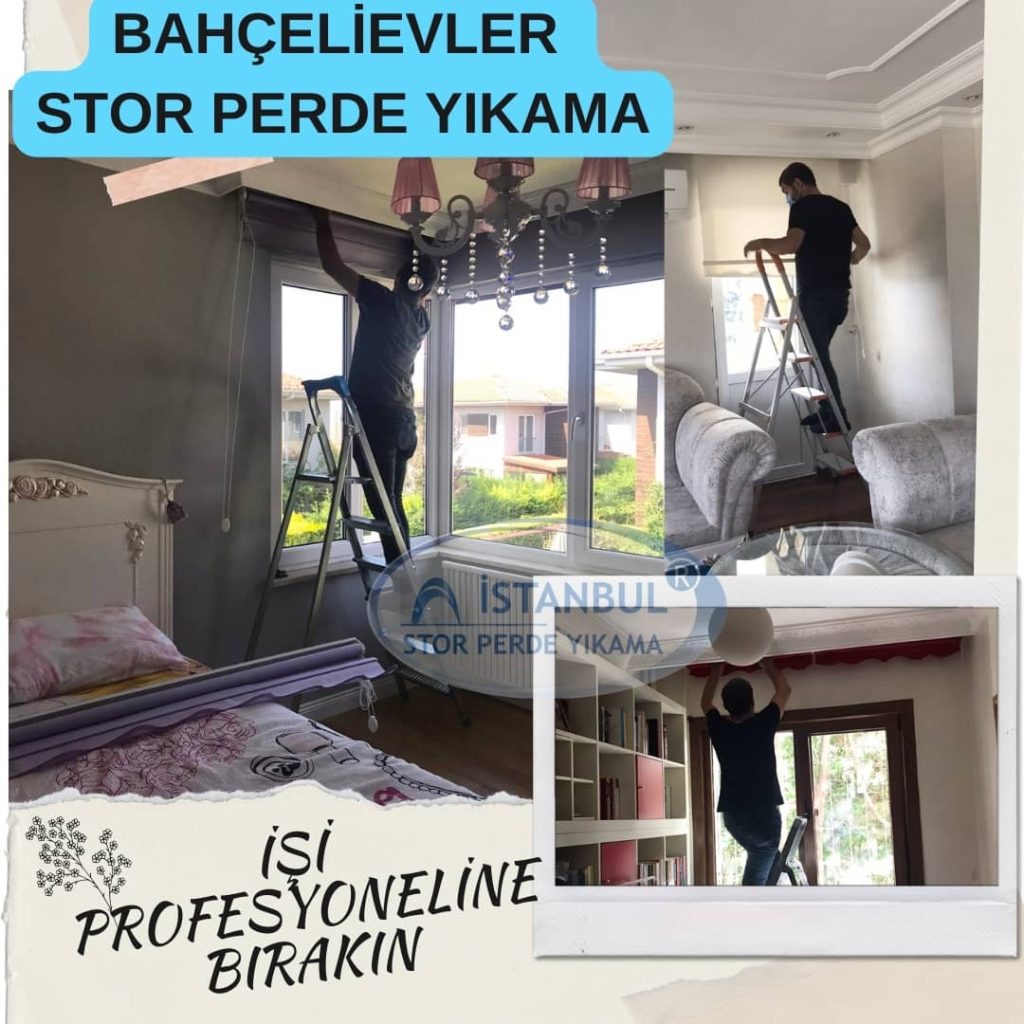 Bahçelievler stor perde yıkama