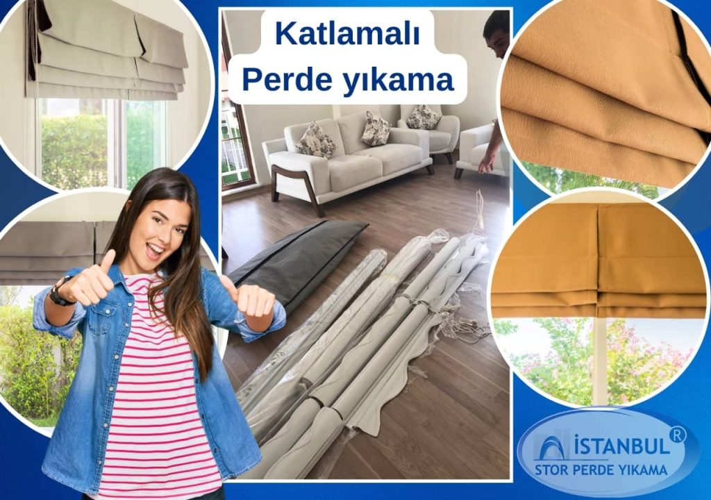 Katlamalı stor perde yıkama